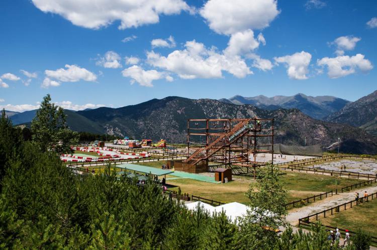 Vista general del Parque Naturlandia en Sant Juliá de Loira. Andorra 