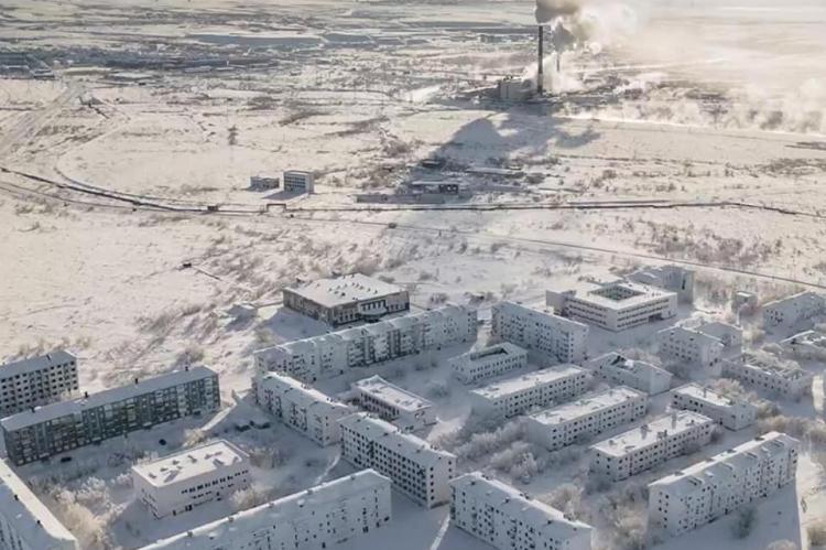 La nieve y el hielo crean ciudades fantasma al borde del Círculo Polar