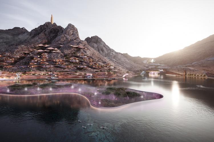 Arabia Saudí construye una ciudad futurista donde se podrá esquiar