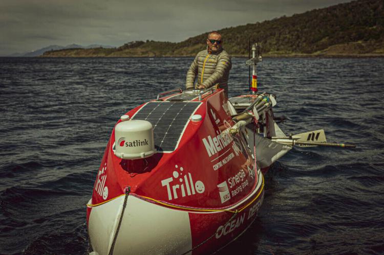 Elreto de atravesar el Océano Antártico en solitario, a remo, a vela y en esquís