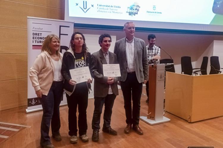 El Patronat de Turisme de Lleida y la UdL hacen entrega del primer “PREMI CÀTEDRA TIM” 
