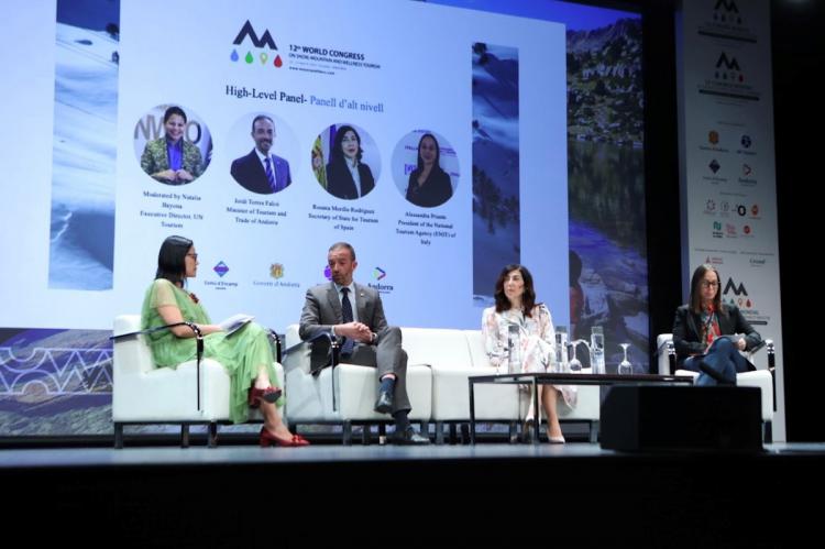 Primera jornada del doceavo Congreso Mundial de Turismo de Nieve, Montaña y Bienestar