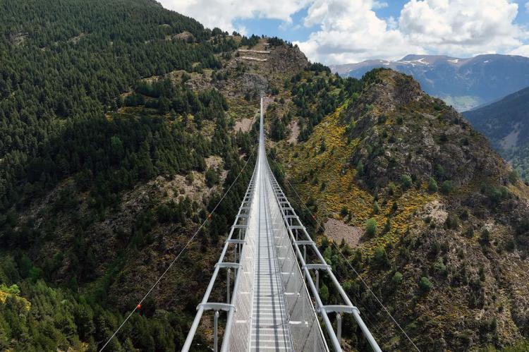 El puente tibetano de Canillo abrirá sus puertas el próximo 28 de marzo