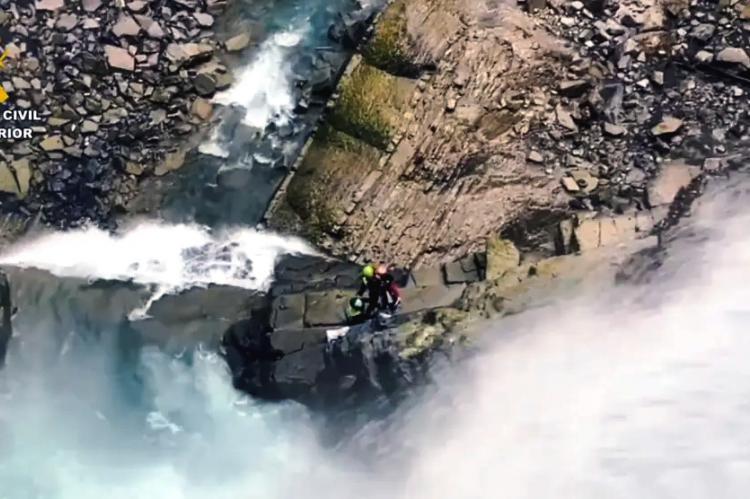 Fallece un barranquista en la cascada de Sorrosal, en Broto (Huesca)