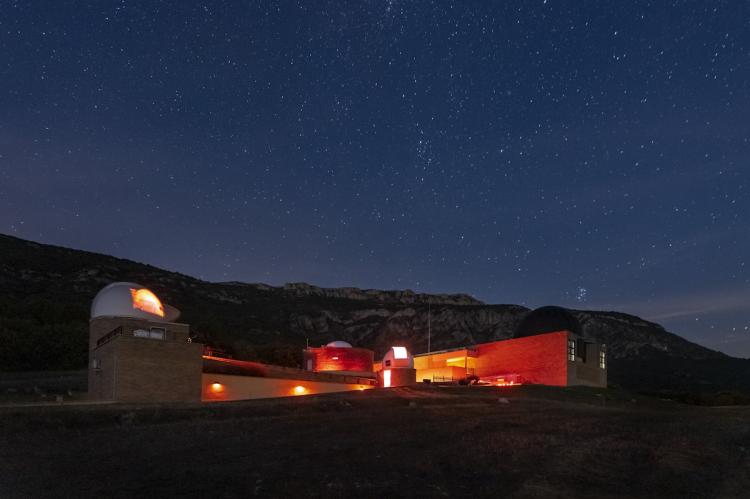 Lluís Sánchez, ganador de Eufòria, llena el Parque Astronómico del Montsec