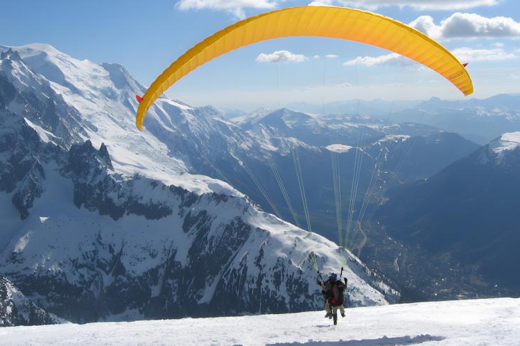 Volar en Chamonix es cumplir un sueño