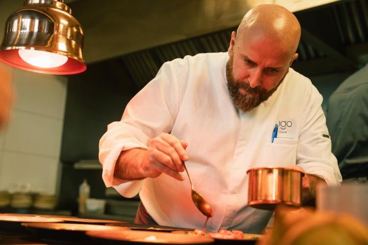 La estrella Michelin Ugo Chan despide el Snow Club Gourmet con una fusión japo-cañí en L’Abarset