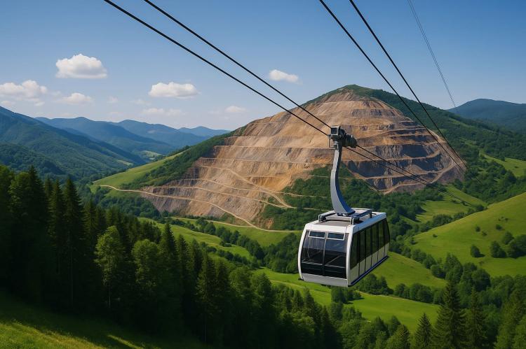 Proyectan el primer teleférico turístico de Asturias sobre una antigua mina en Ibias