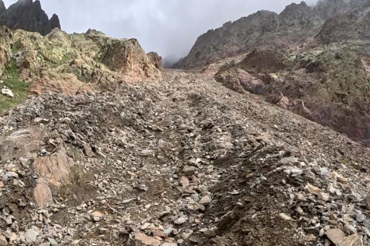 Una tormenta y el deshielo causan el desprendimiento del camino a la Pica d’Estats